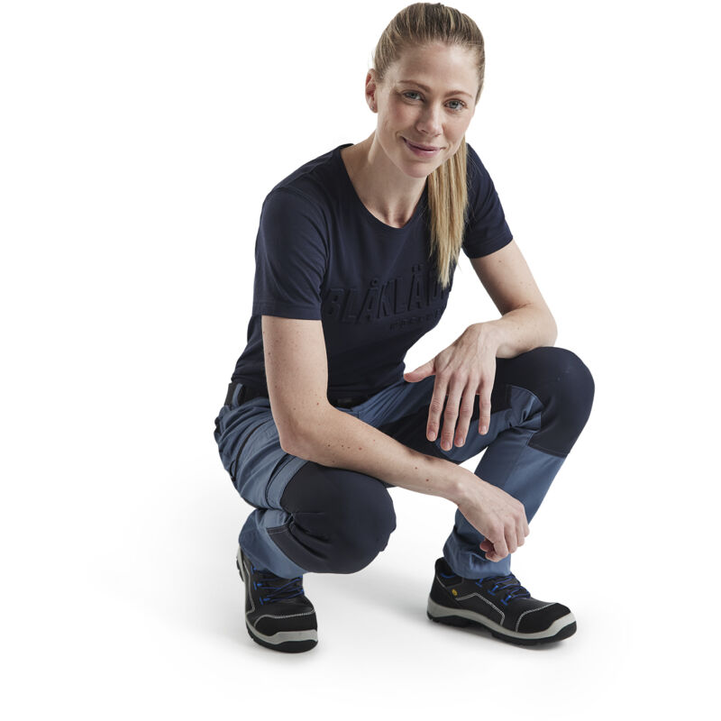 Pantalon maintenance +stretch femme Blåkläder 7159 Bleu guède/Marine foncé Blaklader - 715918458286C 32