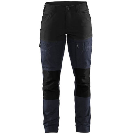 Pantalon de travail maintenance stretch femme 7166 - Marine foncé/Noir XS - FR(34) - SE(C32) - Standards