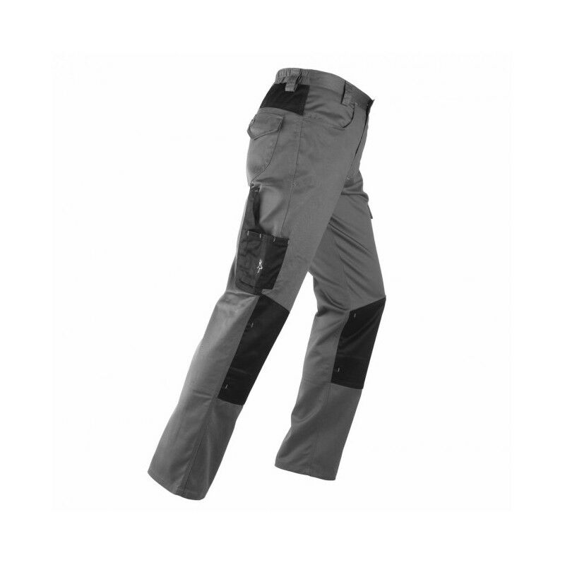 Kapriol - Pantalon de travail multi-poches kavir gris-noir Taille: s