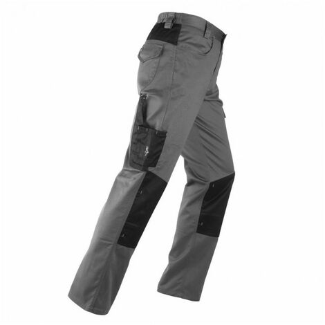 Pantalon de travail multi-poches KAVIR gris-noir KAPRIOL - plusieurs modèles disponibles