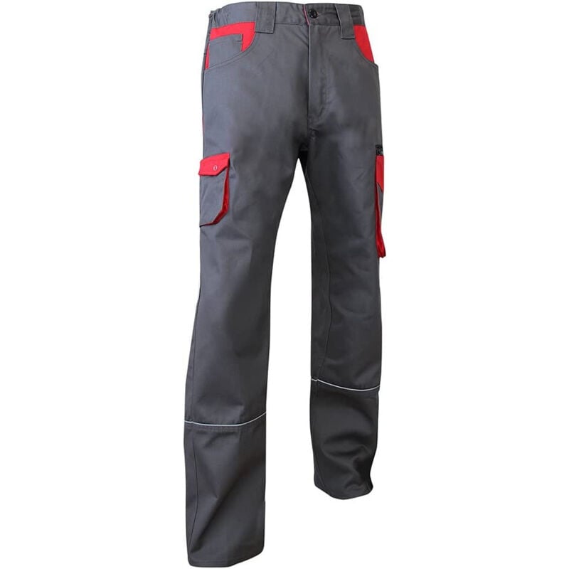 LMA - Pantalon bicolore biais rétro - 110821 lin taille 42