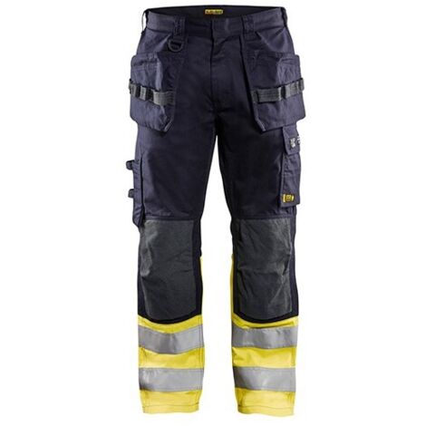 Pantalon de travail multinormes inhérent 1489 - Marine/Jaune fluo XS - FR(38) - SE(C44) - Standards