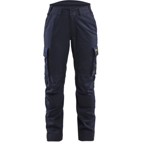 Pantalon de travail multinormes inhérent femme 7107 - Marine 2XL - FR(52) - SE(C50) - Courtes