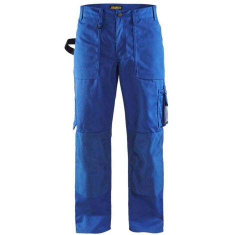Pantalon de travail multipoche Blaklader artisan polycoton Bleu Royal 44