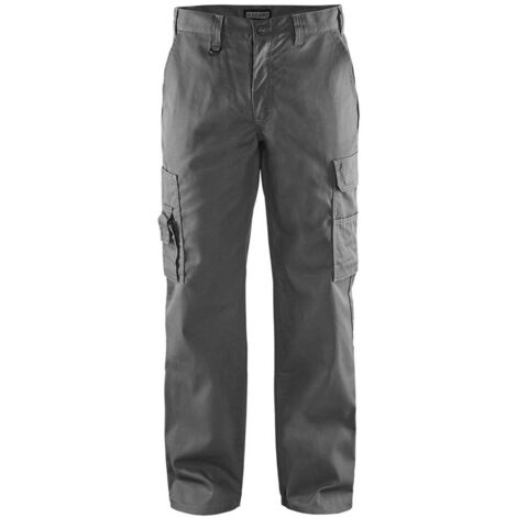 Pantalon de travail multipoches Blaklader cargo polycoton Gris 40