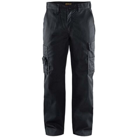 Pantalon de travail multipoches Blaklader cargo polycoton Noir 56