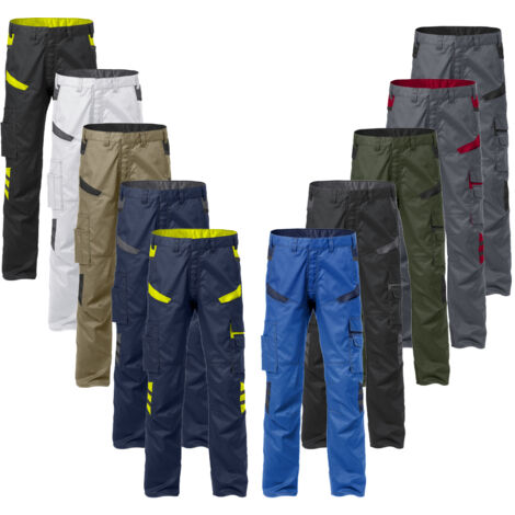 Pantalon de travail multipoches Fristads 2552 STF EPD - 46 (EU) - Blanco/Gris