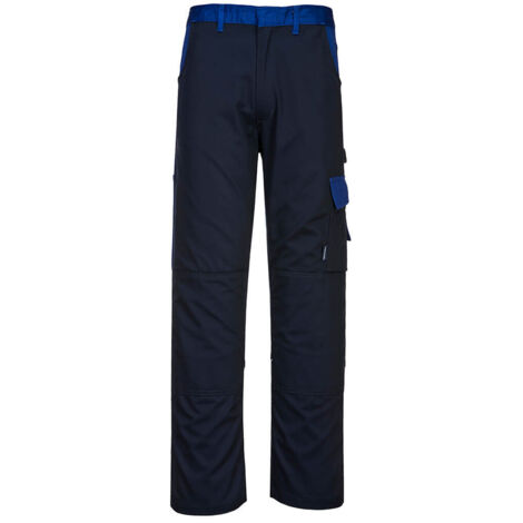Pantalon de travail Multipoches Portwest Texo Munich Noir Poches Bleues 3XL