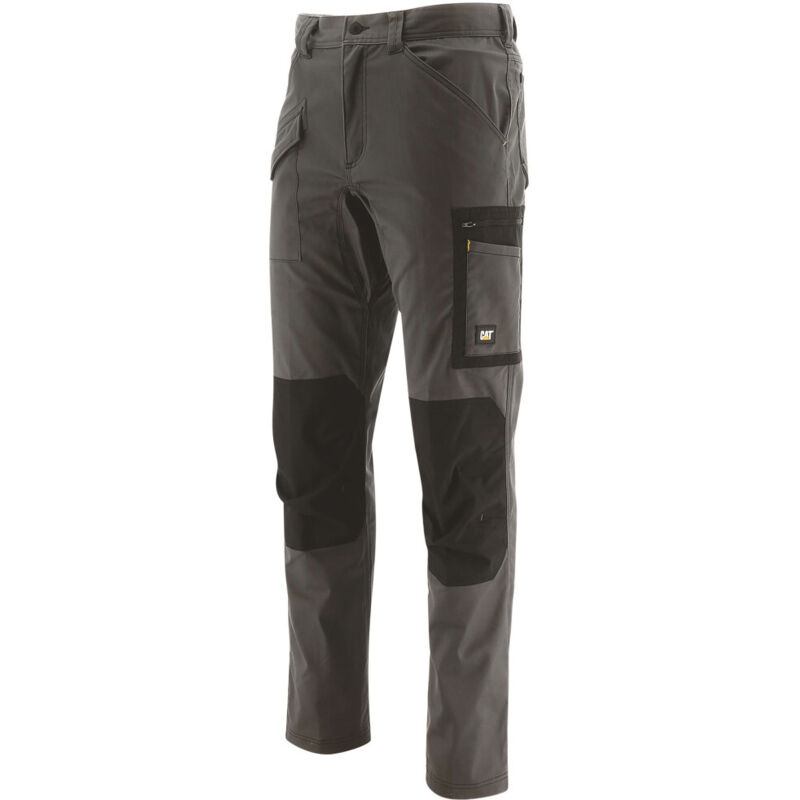 Pantalon de travail homme Essentials Cargo Caterpillar 1810083 - Gris foncé / Noir - 50 - Jambes standards