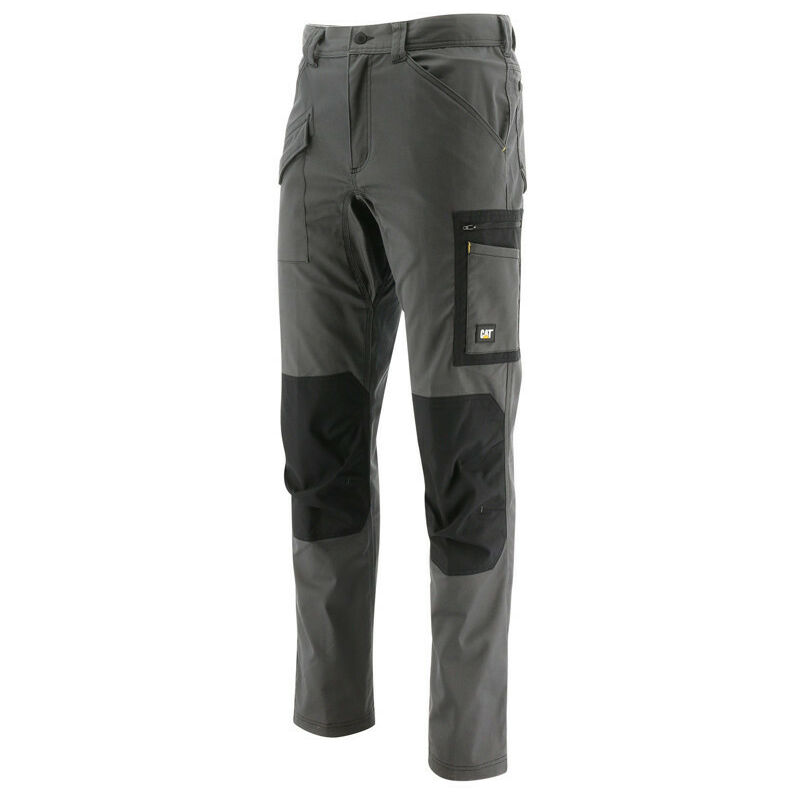 Pantalon de travail homme Essentials Cargo Caterpillar 1810083 - Gris foncé / Noir - 40 - Jambes standards