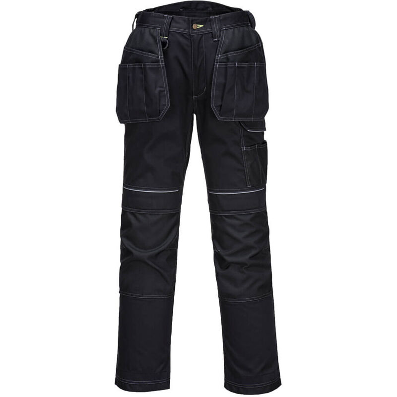 Portwest - Pantalon de travail PW3 Stretch Holster Noir xs - FR(36) - UK(28)