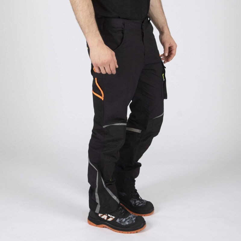 Pantalon canvas nieuport noir t 40