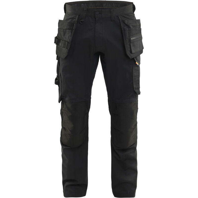 Pantalon de travail stretch 2D 1750 - Noir m - FR(42) - SE(C48) - Courtes