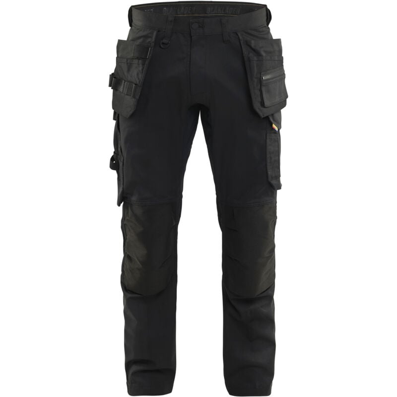Pantalon de travail stretch 2D 1750 - Noir s - FR(38) - SE(C44) - Courtes