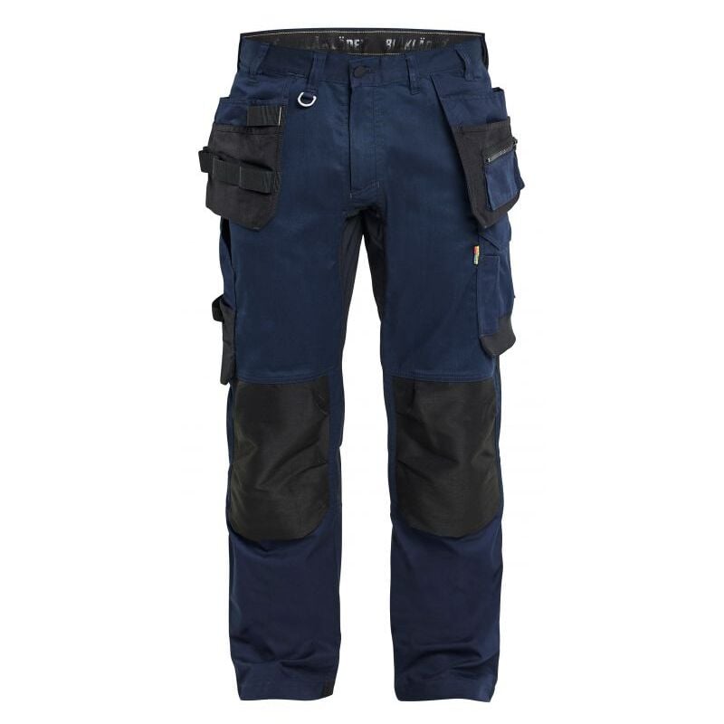 Pantalon de travail stretch 2D Blaklader 1750 - Bleu marine foncé - Jambes standards - 44