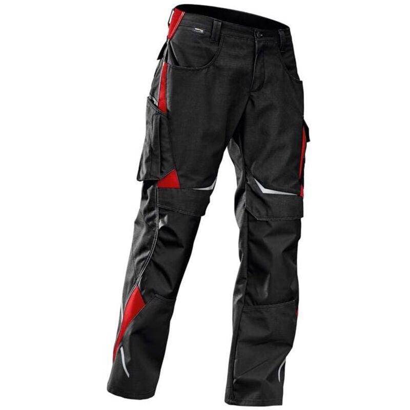 Pantalon de travail noir/rouge, Gr.56