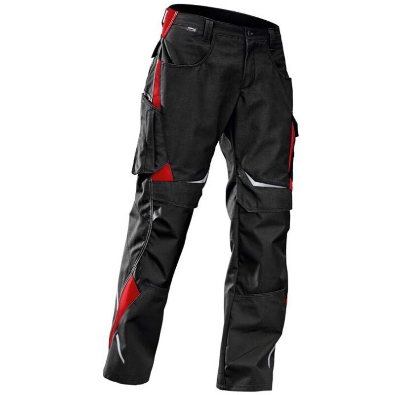 Kubler - Pantalon de travail noir/rouge, Gr.58