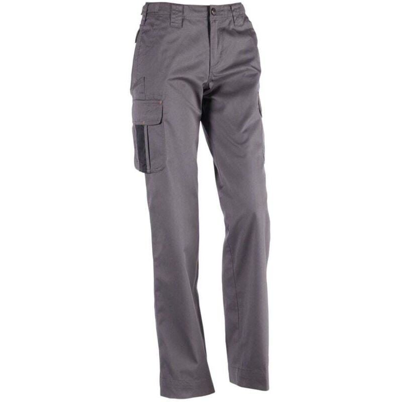 Pantalon de travail pour femme Athena Gris Foncé M - Herock