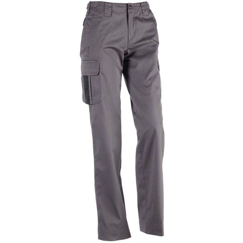Pantalon de travail pour femme Athena Gris Foncé 3XL - Herock