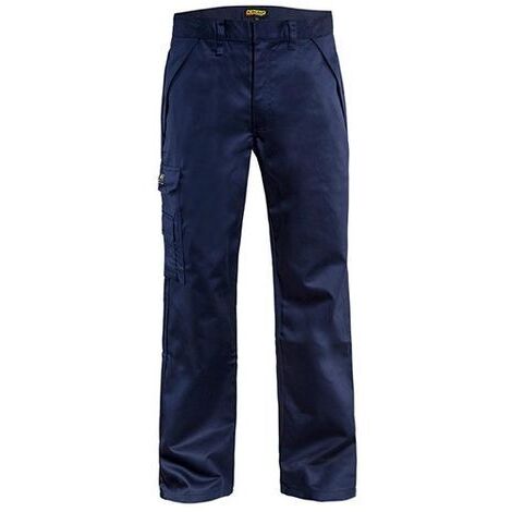 Pantalon de travail retardant flamme 1724 - Marine 4XL - FR(58) - SE(C64) - Courtes