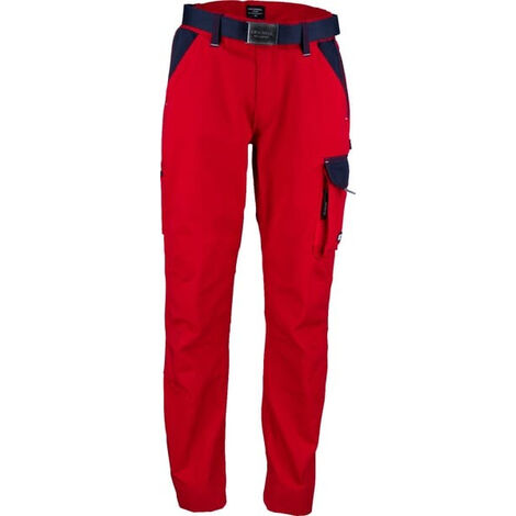 Pantalon de travail rouge - bleu marine L UNIVERSEL KW102030080092