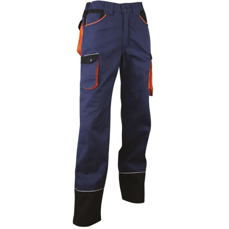 LMA - Pantalon de travail herse - marine/noir/orange s - FR(36)