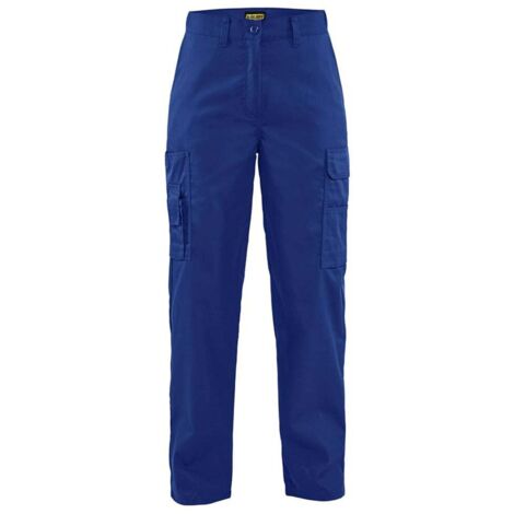 Pantalon de travail service femme Blaklader braguette plastique Bleu Roi 36