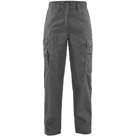 Pantalon de travail service femme Blaklader braguette plastique Gris 44