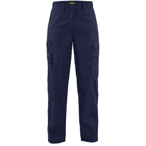Pantalon de travail service femme Blaklader braguette plastique Marine 50