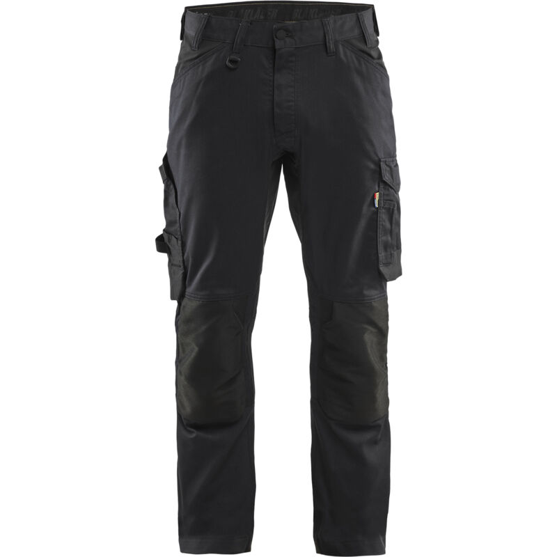 Pantal�n de trabajo el�stico 2D 1751 - Negro m - FR(44) - SE(C50) - Corto