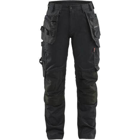 Pantalon de travail stretch 2D femme 7132 - Noir S - FR(36) - SE(C34) - Standards