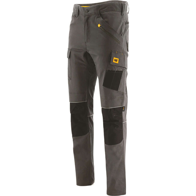 Caterpillar - Pantalon de travail homme Trades 1810098 - Gris foncé / Noir - 42 - Jambes standards Caterpillar - Pantalon de travail homme Trades 1810098 - Gris foncé / Noir - 42 - Jambes standards