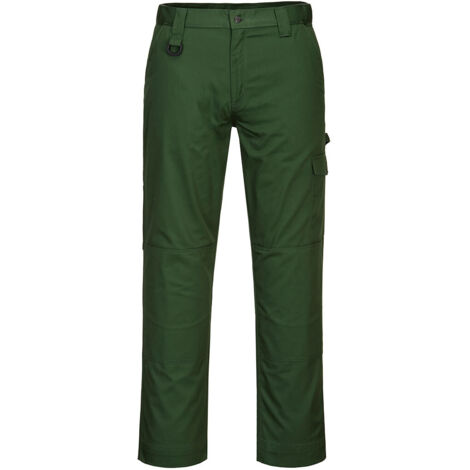 Pantalon De Travail Super Couleur : Short Vert Forêt Taille 36 - Portwest