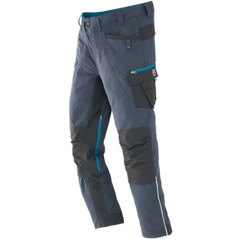Pantalon de travail Terrax Workwear taille 50 anthracite/pétrole TERRAX