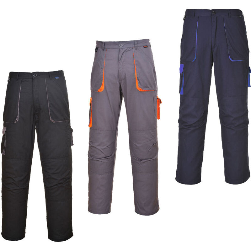 Portwest - Pantalon de travail multipoches Texo Contrast Gris m