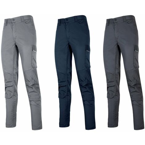 Pantalon de travail U-Power MEEK stretch - M - Gris foncé