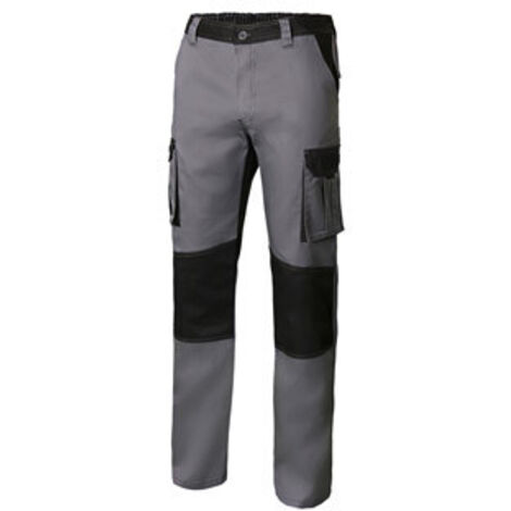 Pantalon de travail Velilla bicolor coutures doubles genoux renforcés