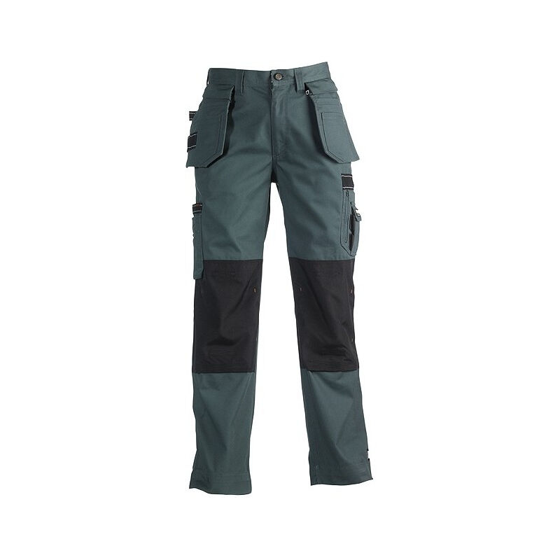 Pantalon de travail vert foncé triple coutures resistant déperlant Herock vert foncé/noir 52 - vert foncé/noir