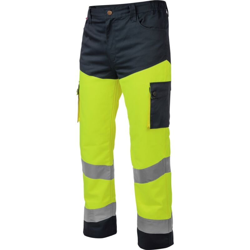 Würth Modyf - Pantalon de travail haute-visibilité jaune/marine xl