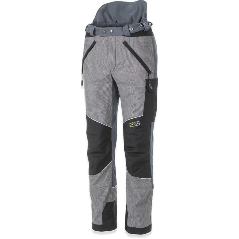 PSS Pantalon de travail X-treme WORK sans protection anti-coupures, taille 27 trapue - Gris/noir