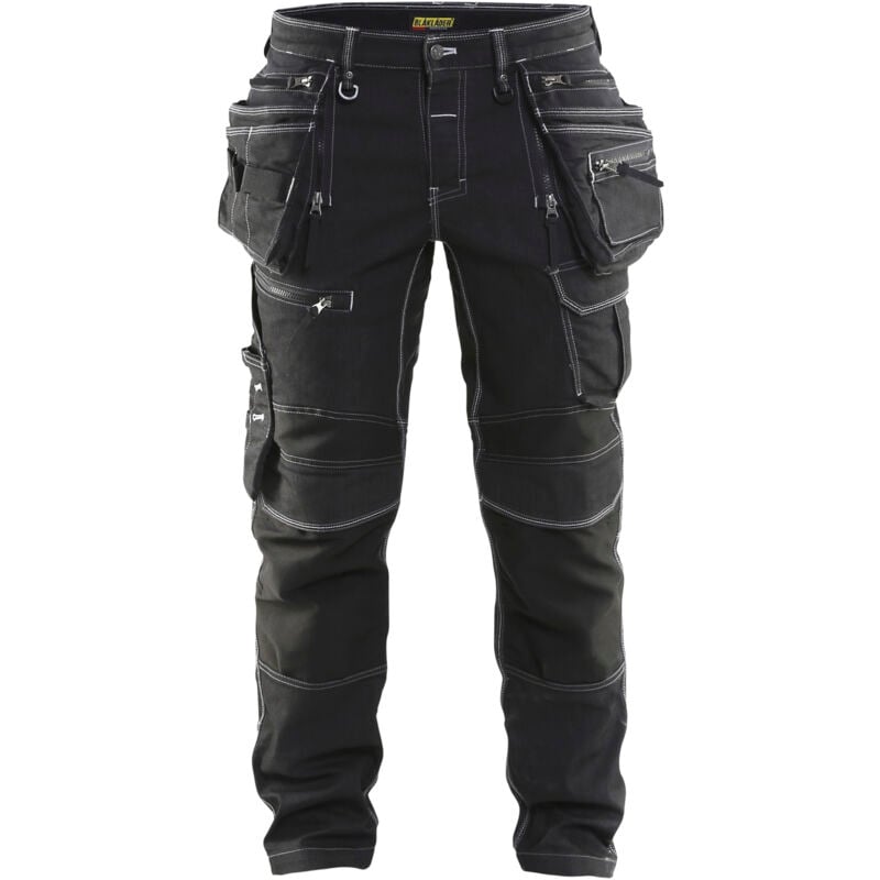 Pantaloni da lavoro X1900 artisan stretch 2D 1990 - Nero XL - FR(48) - SE(C54) - Lunghi