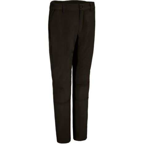 Pantalón de trekking con bolsillos y goma elástica en los laterales, de Poliamida con acabado hidro-repelente ENDURANCE S Negro
