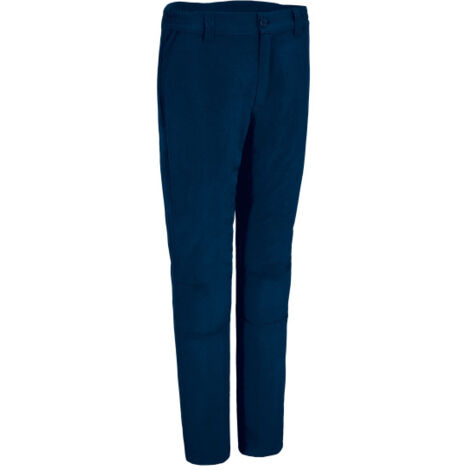 Pantalón de trekking con bolsillos y goma elástica en los laterales, de Poliamida  con acabado hidro-repelente VALENTO ENDURANCE XL Azul marino orión