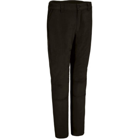 Pantalón de trekking con bolsillos y goma elástica en los laterales, de Poliamida con acabado hidro-repelente VALENTO ENDURANCE XXL Negro