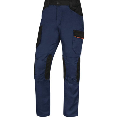 PANTALON DELTA PLUS MACH2 M2PA3STR BLEU ORANGE - M2PA3STRMO0   L