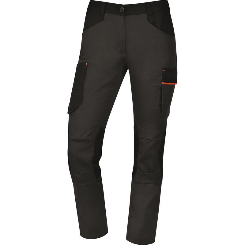 Pantalon de travail Delta Plus mach 2 Femme, Gris/Orange ( Prix pour 1 )