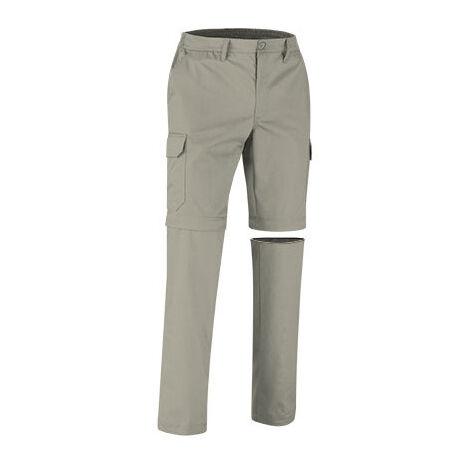 Pantalón desmontable multibolsillos VALENTO Livingstone tejido rip-stop XL Beige arena