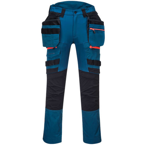 Pantalon DX4 poches flottantes démontables couleur : Bleu Metro taille 36 - PORTWEST