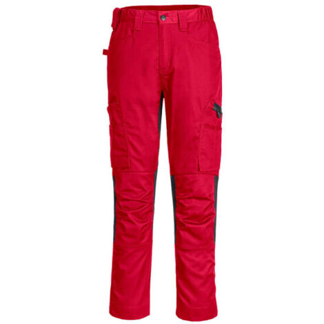 Pantalón elástico de trabajo WX2 Stretch (colección ecológica) CD881 41 pulgadas Rojo