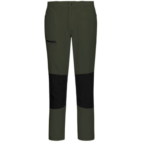 Pantalón elástico de trabajo WX2 Stretch para industrias rodillas pre-curvadasque NUEVO MODELO CD886 44 pulgadas Verde oliva